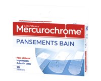 Boîte de 16 pansements bain Mercurochrome