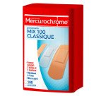 Boîte de 100 pansements multi-usage 1er secours Mercurochrome