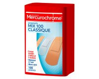  Tiritas multi uso 1eros auxilios Mercurochrome - Caja de 100