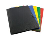 Carpeta de cartón gofrado con gomas - Folio 
