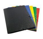 Carpeta de cartón gofrado con gomas - Folio 