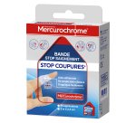 Bande Stop coupures 3m x 2,5cm Mercurochrome