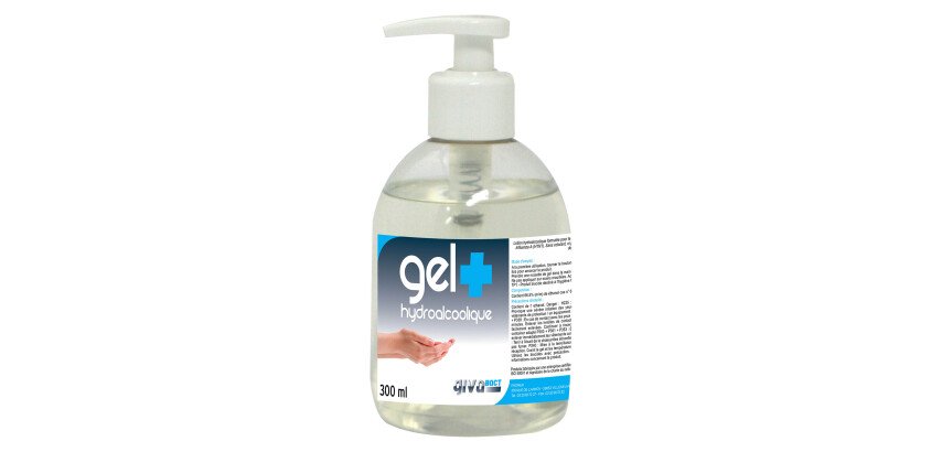 Gel hydroalcoolique désinfectant - Flacon 300 ml