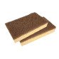 Ecological scrubbing sponge delicate surfaces Nicols - pack of 2