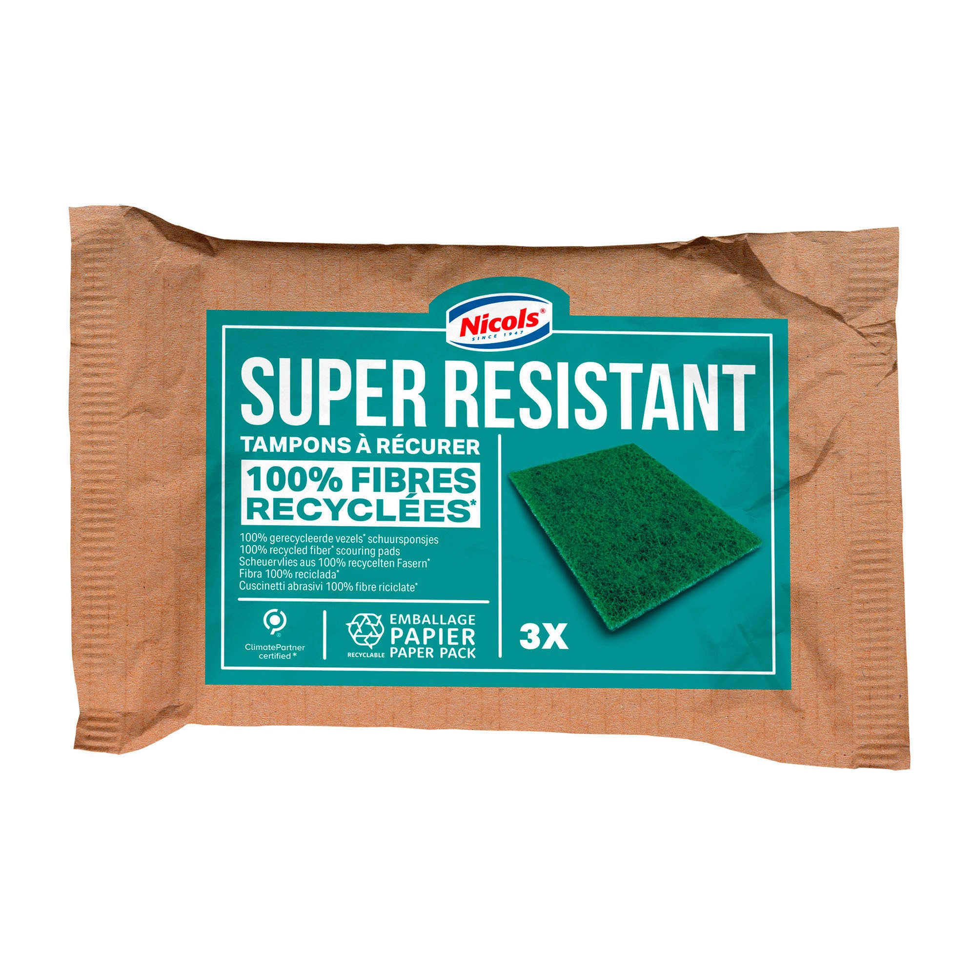 Scotch Brite 3M - Lot De 20 Tampons à Récurer Ultra Résistants 15x23cm | Nettoyage Tenace