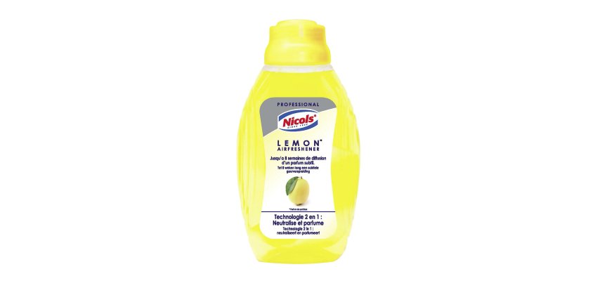 Désodorisant mèche professional Nicols citron - Flacon de 375 ml