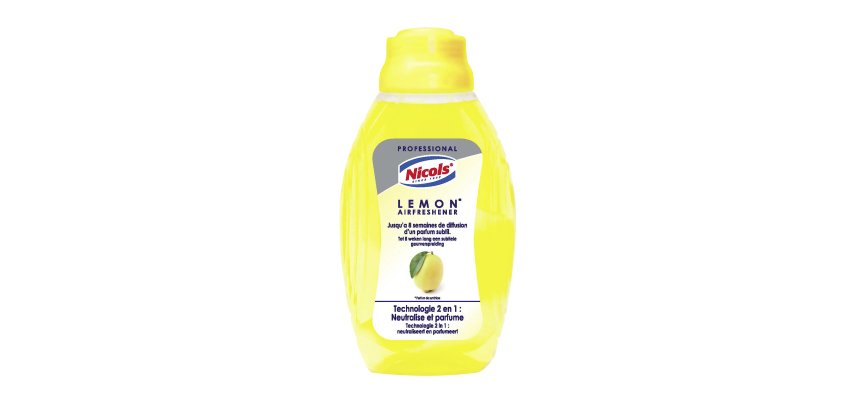 Désodorisant mèche professional Nicols citron - Flacon de 375 ml