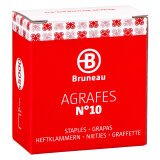 Staples Bruneau n°10 galvanized - box of 5000