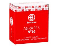 Staples Bruneau n°10 galvanized - box of 5000