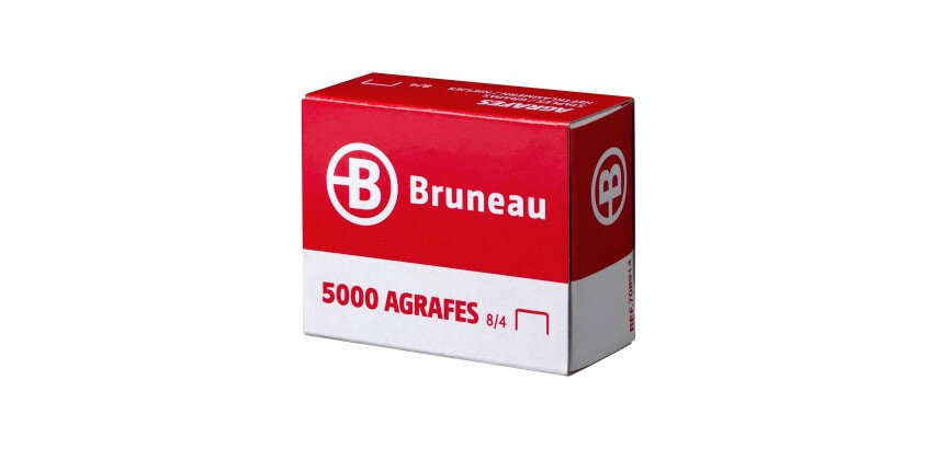 Agrafe Bruneau Bébé 8/4 cuivrées – Boîte de 5000