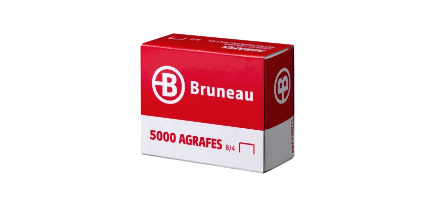Agrafe Bruneau Bébé 8/4 cuivrées – Boîte de 5000