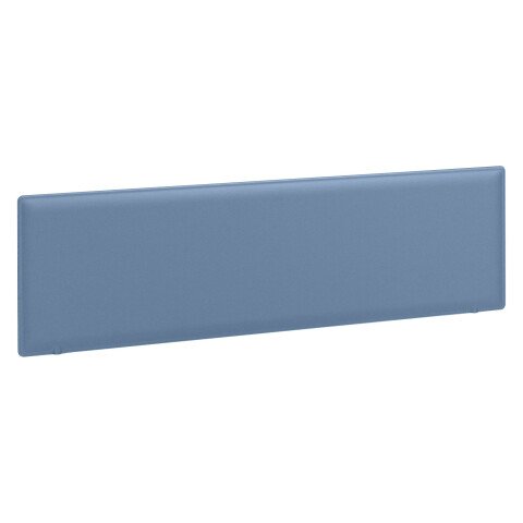 Panel de separación acústica para mesa Individual Ecla 160 cm Gris Azulado -Pinza Blanco