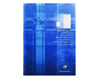 Note block Clairefontaine 4 holes A4 100 sheets – checked