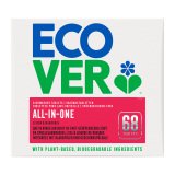 Ecological Ecover All in 1 Dishwasher Tablets - Box of 68 tablets