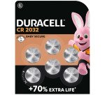 Blister de 6 piles lithium Duracell 2032