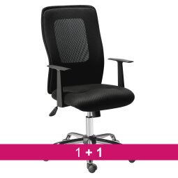 Pack chaise de bureau SEATTLE - 1 + 1 gratuit