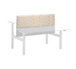 Panneau acoustique beige L 160 x H 70 cm pour pôle de bureaux Up & Up