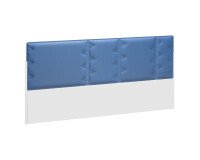 Akoestische schermwand voor eiland werkposten Ergomaxx blauw B 160 cm