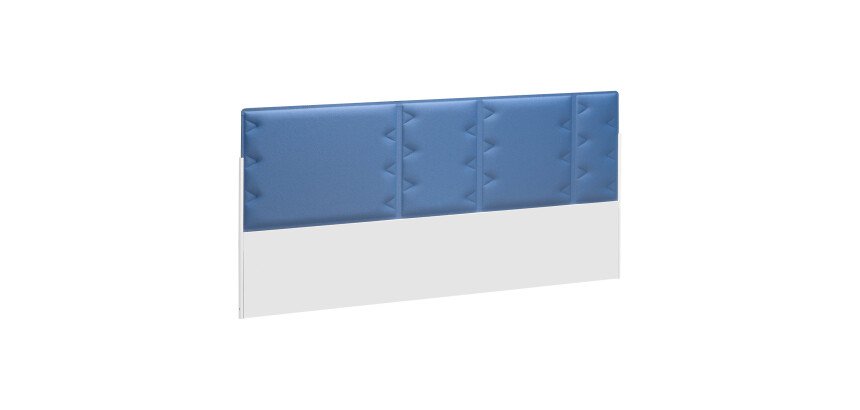 Panneau acoustique bleu L 160 x H 70 cm pour pôle de bureaux Up & Up
