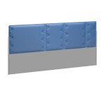 Panneau acoustique bleu L 160 x H 70 cm pour pôle de bureaux Up & Up