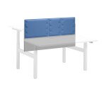 Panneau acoustique bleu L 140 x H 70 cm pour pôle de bureaux Up & Up