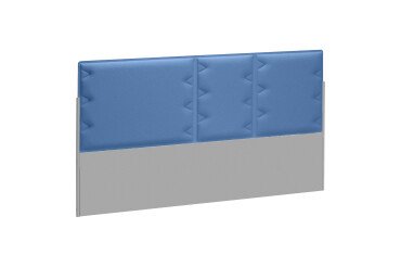 Panneau acoustique pour pôle de bureaux Ergomaxx bleu L 140 cm