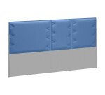 Panneau acoustique bleu L 140 x H 70 cm pour pôle de bureaux Up & Up