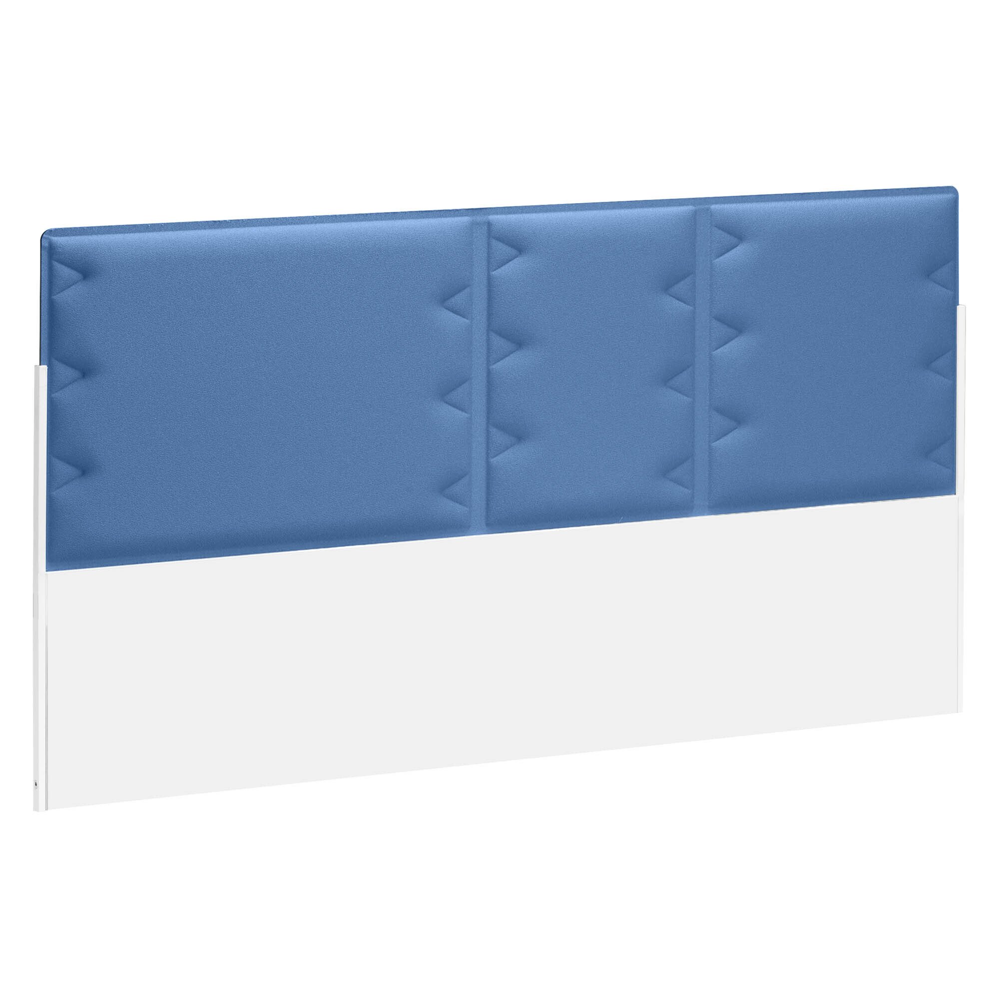 Acoustic panel blue for isle of desks Ergomaxx W 140 cm 