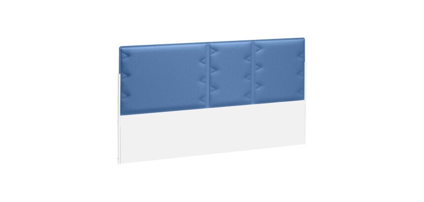 Panneau acoustique bleu L 140 x H 70 cm pour pôle de bureaux Up & Up