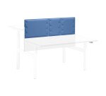 Panneau acoustique bleu L 140 x H 70 cm pour pôle de bureaux Up & Up