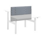 Panneau acoustique gris clair L 120 x H 70 cm pour pôle de bureaux Up & Up