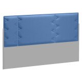 Acoustic panel for isle of desks Ergomaxx blue W 120 cm