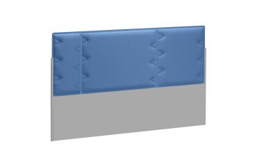 Acoustic panel for isle of desks Ergomaxx blue W 120 cm