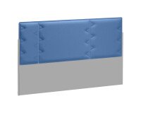 Akoestische schermwand voor eiland werkposten Ergomaxx blauw B 120 cm