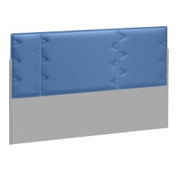 Acoustic panel for isle of desks Ergomaxx blue W 120 cm