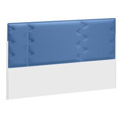 Akustische Abschirmwand für Insel von Arbeitstischen Ergomaxx blau B 120 cm 