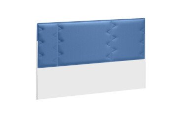 Acoustic panel for isle of desks Ergomaxx blue W 120 cm