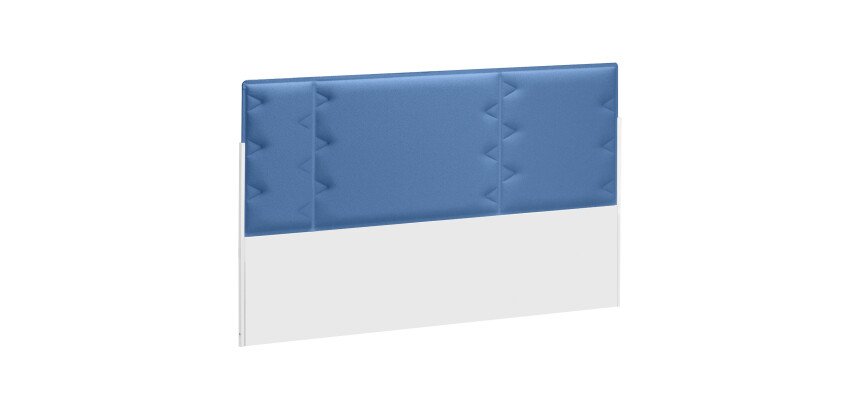 Panneau acoustique bleu L 120 x H 70 cm pour pôle de bureaux Up & Up