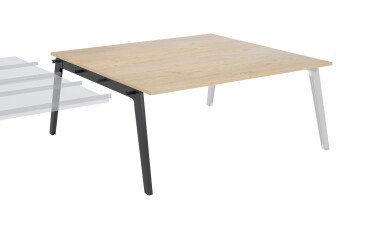 2-office pole following Eden Arche + light oak channel L 180 cm