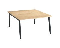 Pole von 2 Büros Eden Arche Eiche hell + Kanal L 140 cm