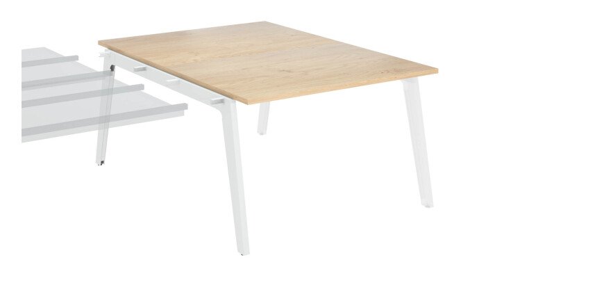 Conjunto de 2 mesas Eden Arco An 120 cm roble - elemento siguiente