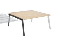 Eiland 2 werkposten Eden Arche + witte goot L 160 cm