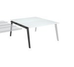 Conjunto de 2 mesas Eden Arco An 140 cm blanco - elemento siguiente