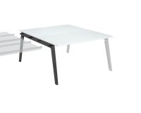 Eiland 2 werkposten uitbreiding Eden Arche + witte goot L 140 cm