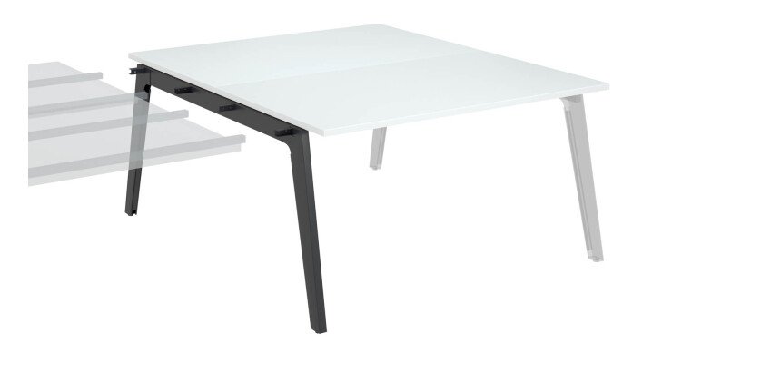 Conjunto de 2 mesas Eden Arco An 140 cm blanco - elemento siguiente