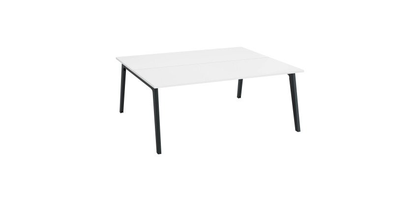 Conjunto de 2 mesas Eden Arco An 180 cm blanco