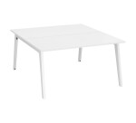 Conjunto de 2 mesas Eden Arco An 140 cm blanco 