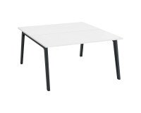 Pole von 2 Büros Eden Arche weiß + Kabelkanal L 140 cm