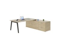 Office manager Eden arch light oak with console