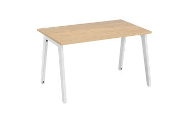 Mesa recta Eden Arco An 120 cm roble patas metal